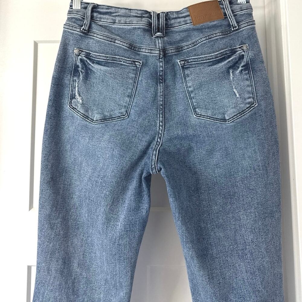 Judy Blue Boho Babe Vintage High Rise Slim Fit Jeans Size 9/29 *88617 EUC - Picture 10 of 13